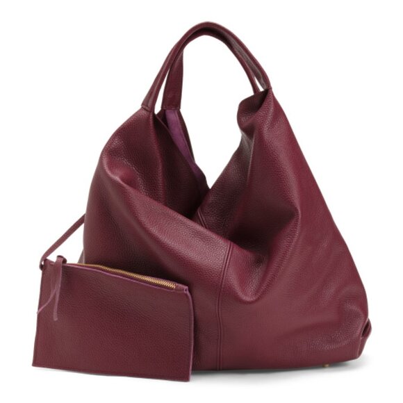 DIMONI Made In Spain Leather Extra Large Slouchy Tote - Picture 1 of 3